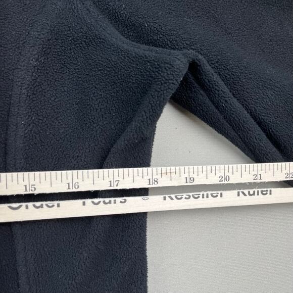 Vintage Bebe Fleece Jacket Womens Medium Black Sport Track Casual Full Zip y2k - Picture 8 of 10